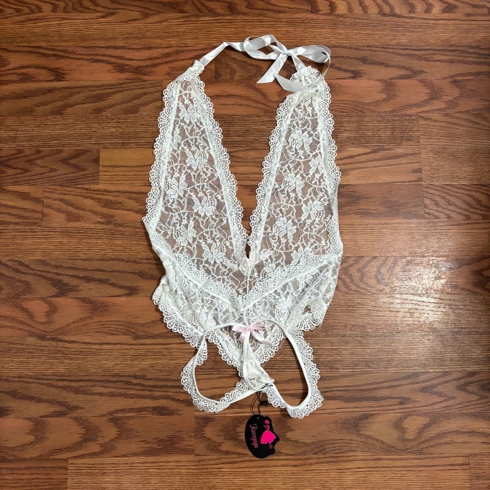 Rozegaga lace teddy bodysuit - Picture 2 of 2